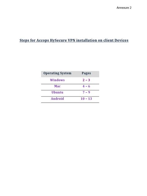 evpn.kerala.gov in|Steps for Accops HySecure VPN installation on client Devices.